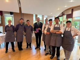 Hospitality and Cookery students. 