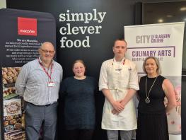 Macphie Scholarship winners with Fraser Hogg 